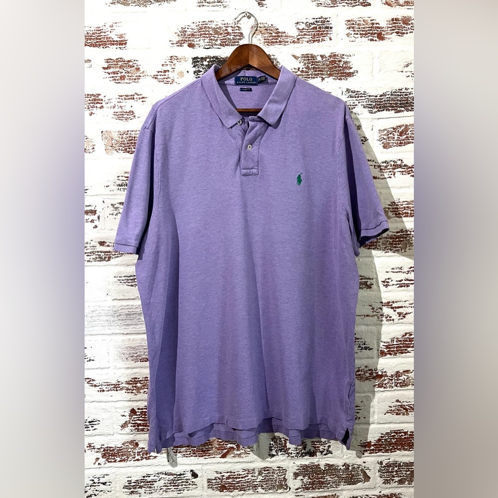 Polo Ralph Lauren Shirt Classic Fit Purple Polo Short Sleeve Size XXL